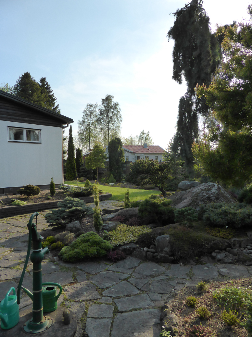 Brita Johanssons barrträdgård i Vargön